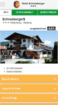 Mobile Screenshot of hotel-schneeberger.info