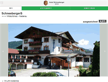 Tablet Screenshot of hotel-schneeberger.info